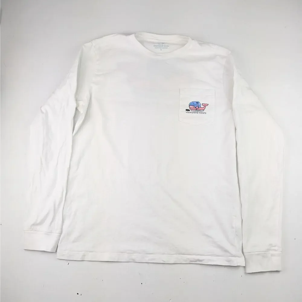 Vineyard Vines LS Hockey Shirt - Youth L (16)